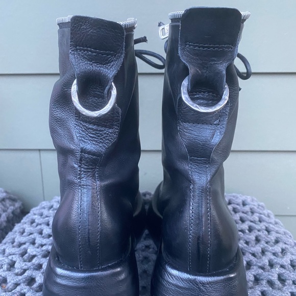 NEW AS98 37 6.5-7 NEW THIS SEASON FROM GERMANY NERO MID CALF CONVERTIBLE BOOT - Picture 10 of 11